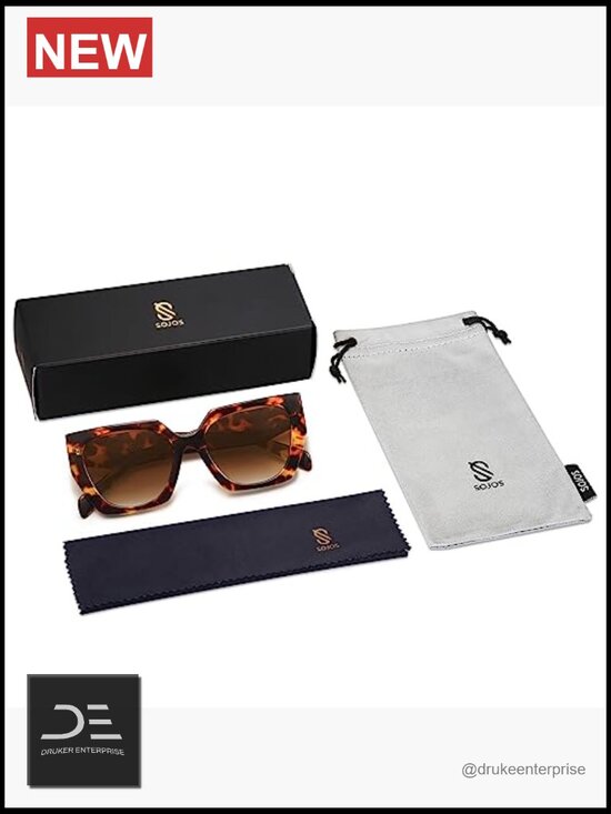Oversized Square Cateye Polarized Sunglasses UV400 TAC Lenses Polycarbonate main image 7